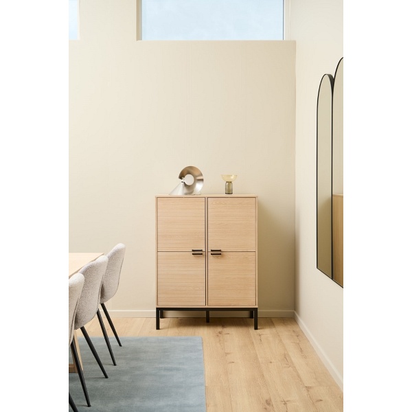 Komoda wysoka Kensington dąb bielony - ACTONA